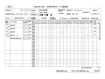 FAX配信される送付状