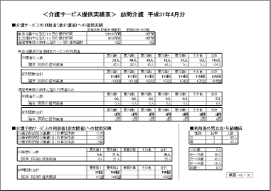 統計オプション出力用紙