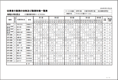 統計オプション出力用紙